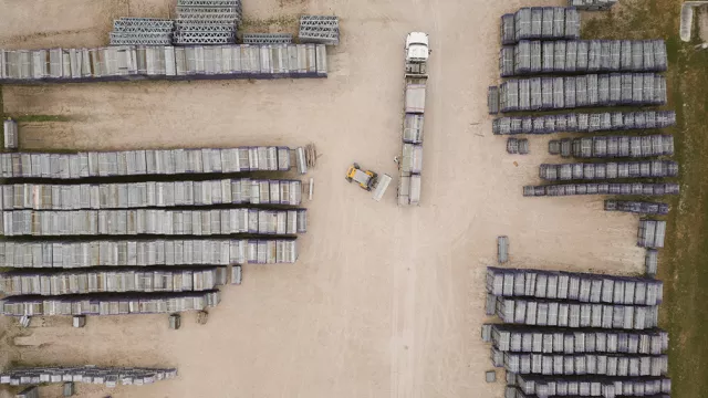 Apache Industrial loading scaffold in the North Lake Houston Shop